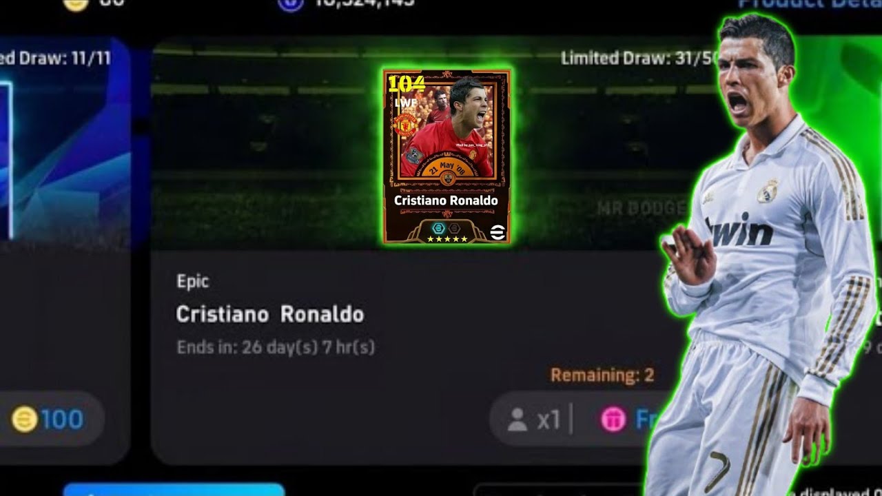 Cristiano Ronaldo Big Time FINALLY FREE & CONFIRMED 🔥 CR7 Feb 5 Drop | eFootball 2026