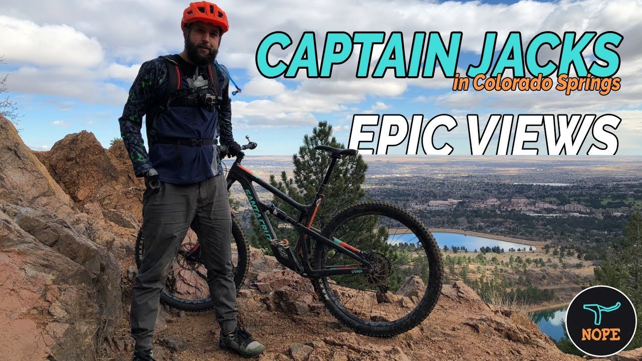 SOLO CAPTAIN JACKS ☁ Colorado Springs mountain bike ride - Captain Jacks, Chutes, Chamberlain