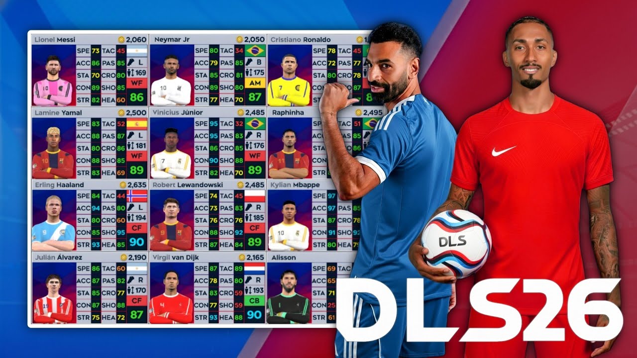 Dream League Soccer 2026 ACTUALIZADO (DLS 19 MOD 26) V2 - New Young Stars and Improved Faces