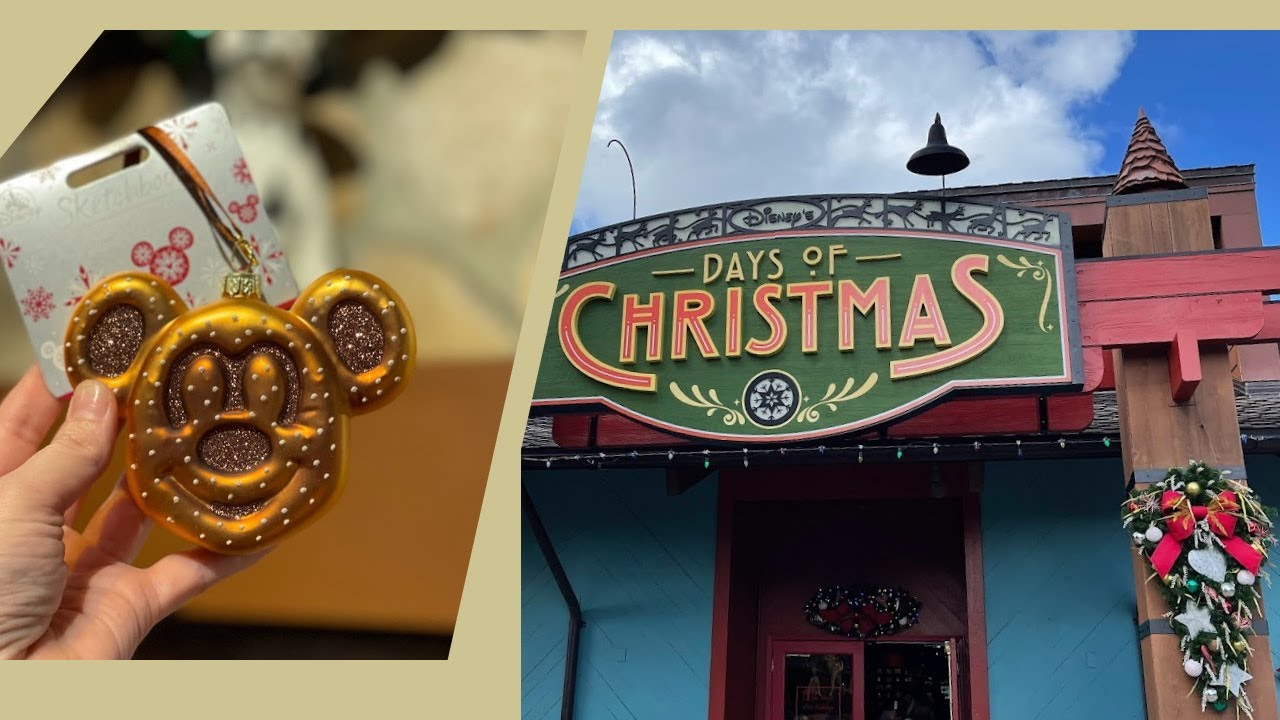 MY NEW FINDS at Days of Christmas Disney Springs (soooo many ornaments)