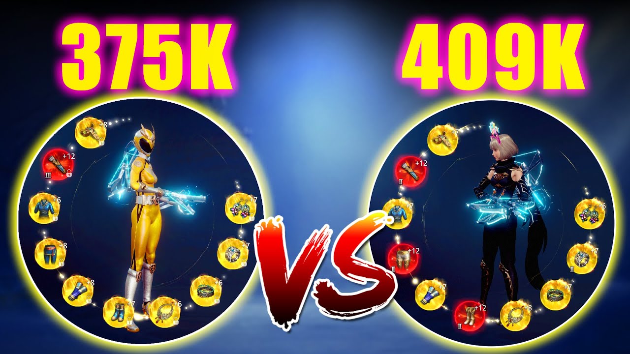 MIR4 PvP: 375K Arbalist vs 409K Arbalist – EVA vs Power!