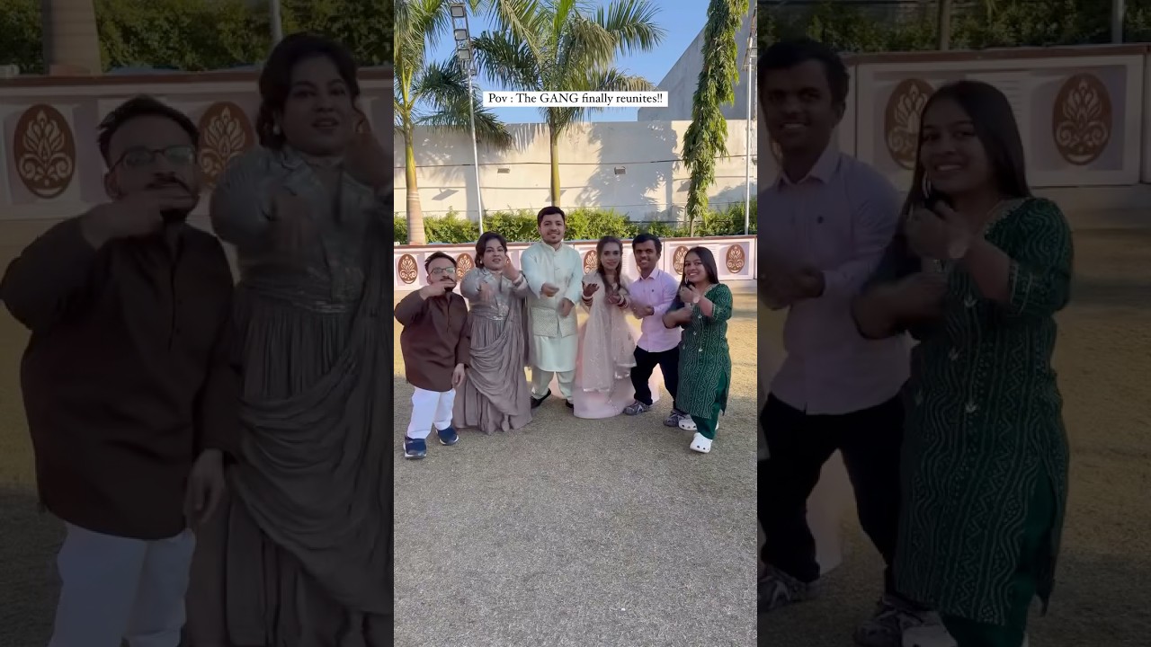 Little Gang Taking Over The World By Storm 😂❤️ #shorts #youtubeshorts #trending #wedding #dwarfism