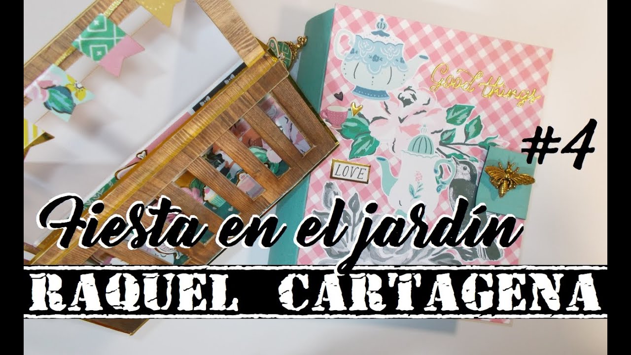 Album con jardin GARDEN PARTY Maggie Holmes scrapbooking 4
