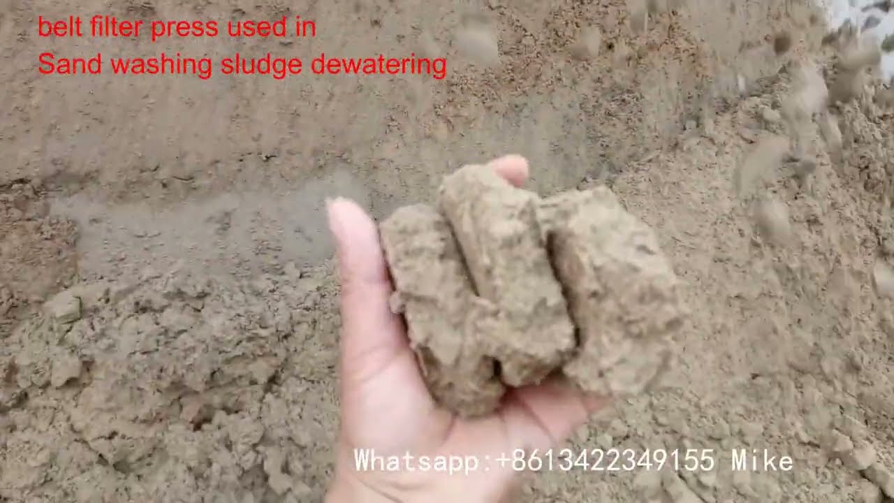 Sand washing  sludge dewatering,Dehydration of sand mill mud