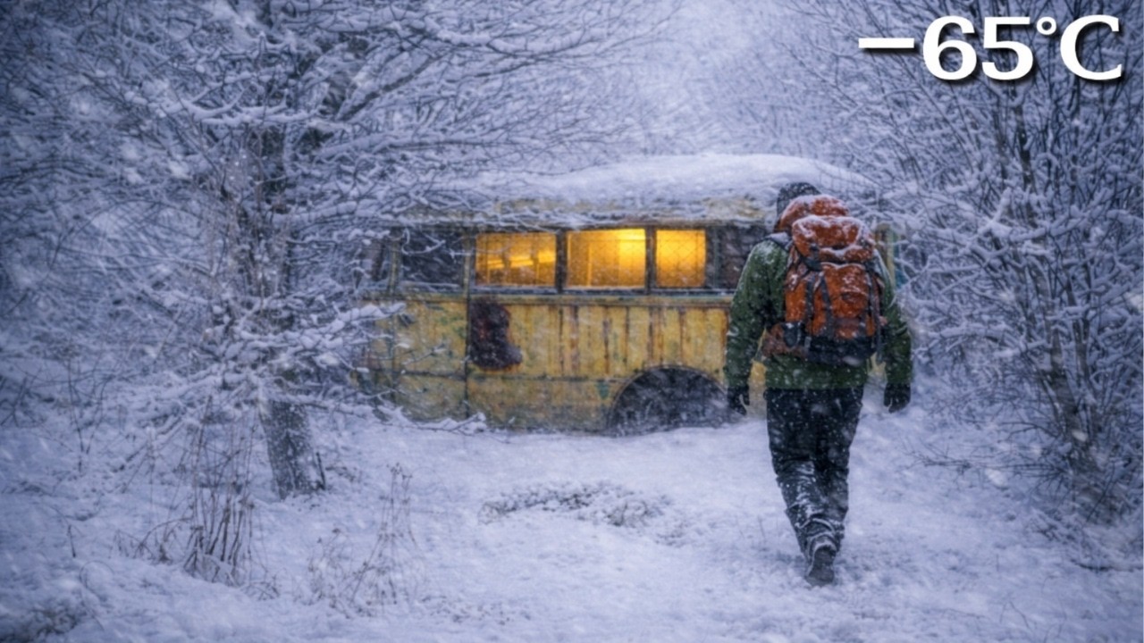 Extreme Winter Survival at −65°C | Off Grid Blizzard