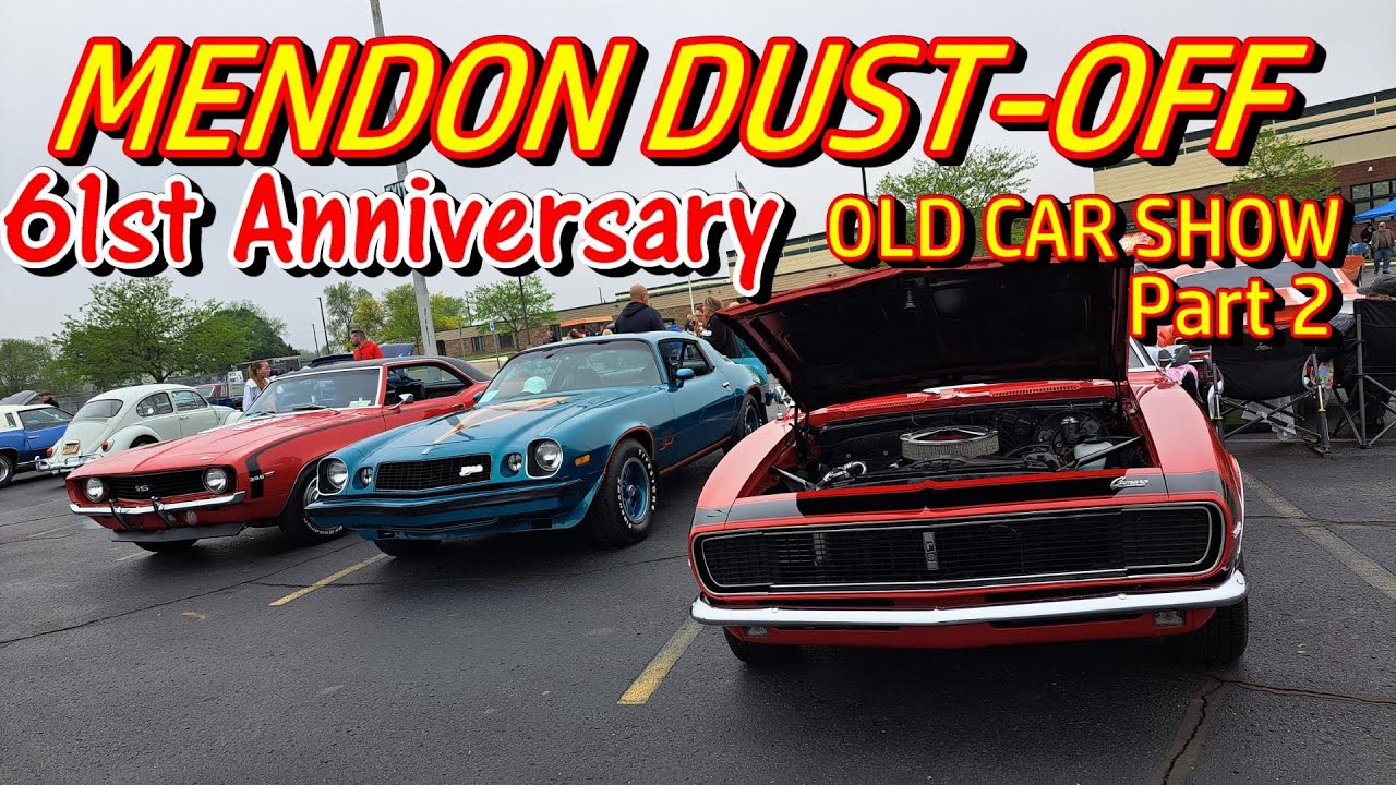 Car Show in Mendon Michigan | Mendon Dust-Off 61st Anniversary Old Car Show - Part 2