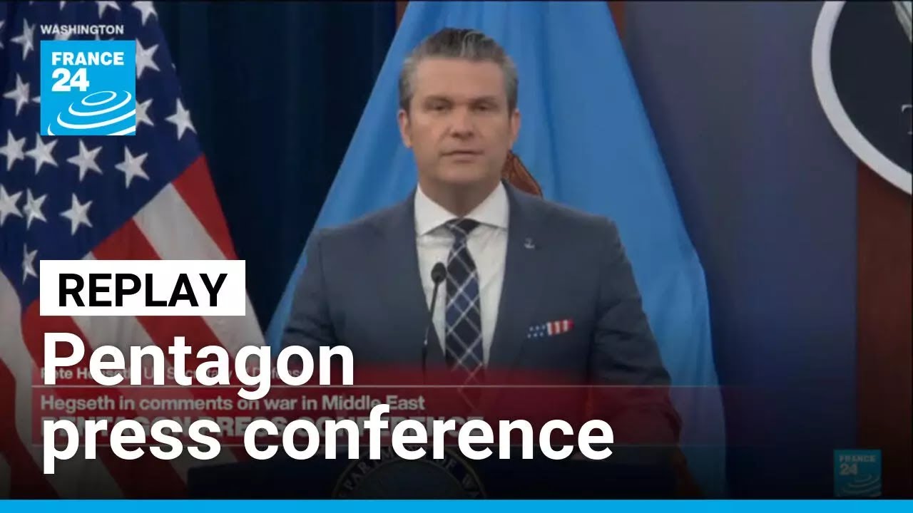 REPLAY: Pentagon press conference on war in Middle East &bull; FRANCE 24 English
