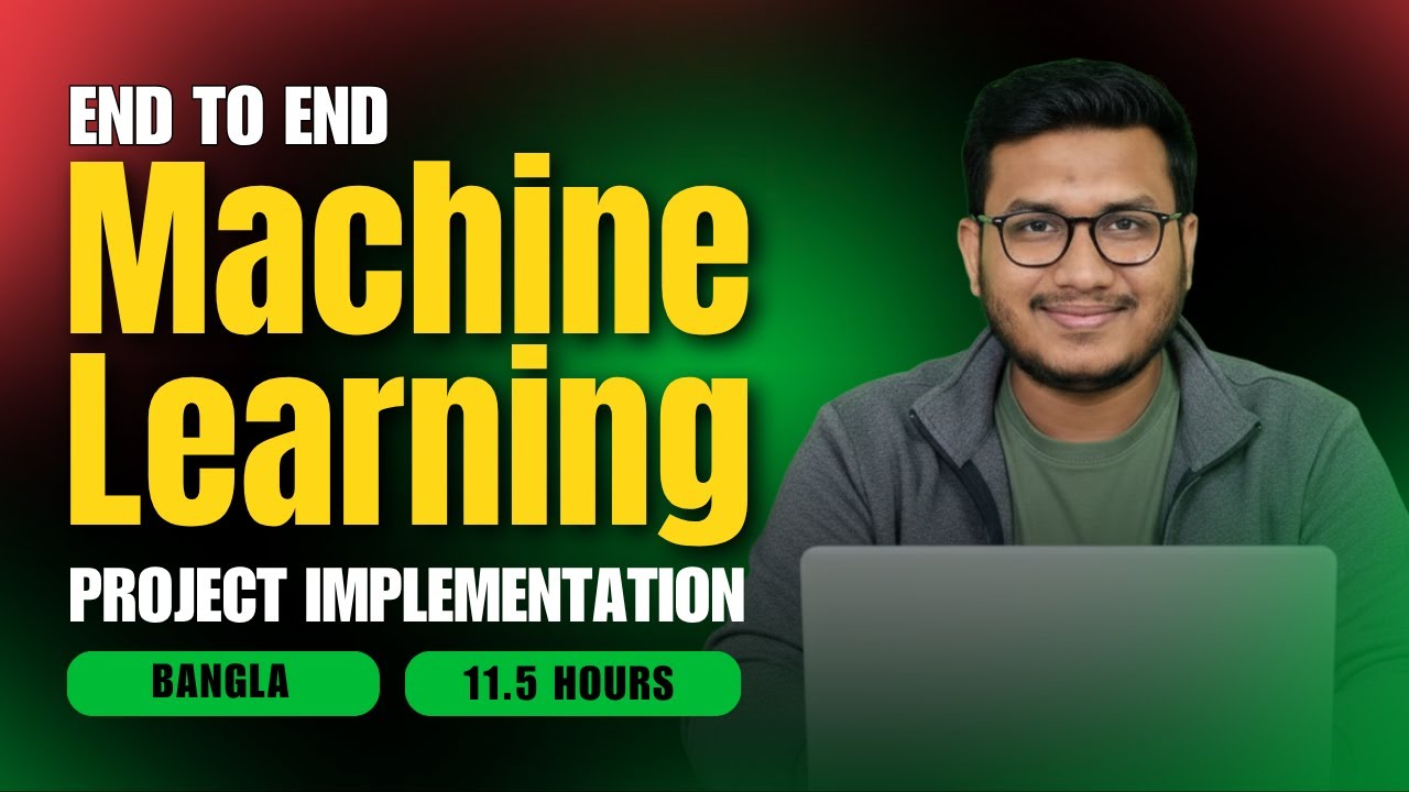 Machine Learning Project Deployment Tutorial in Bangla | Complete End to End ML Project (11 Hours +)