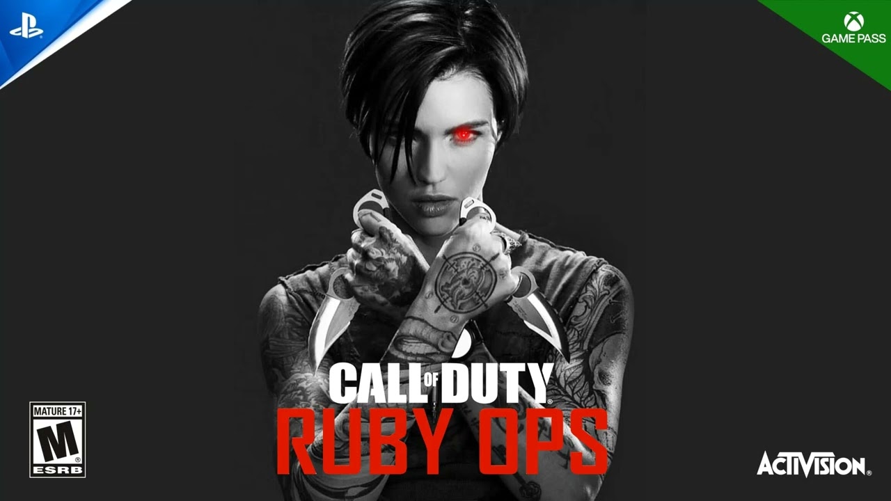 New leaked Treyarch CoD 2024 Ruby Ops first look cover art and menu music. Call of Duty