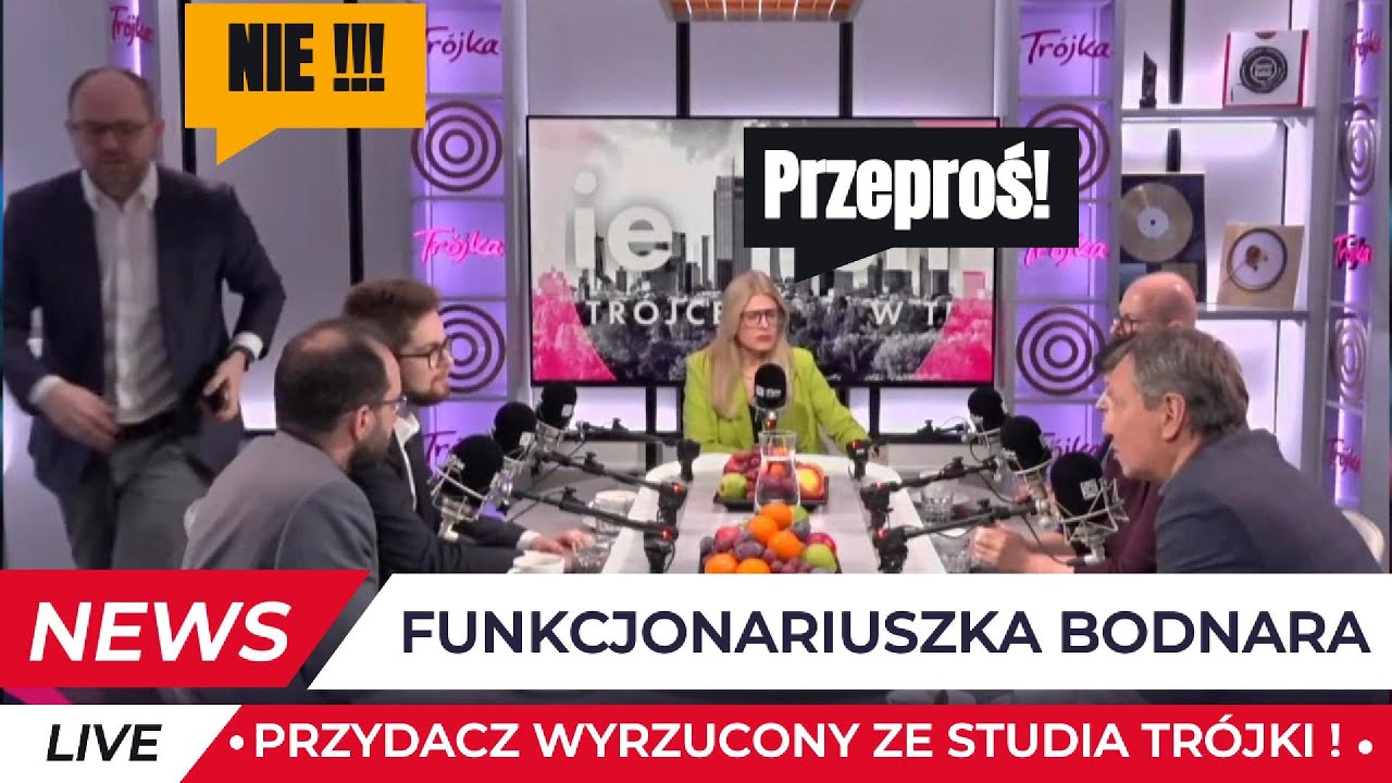 Przydacz, poseł PiS, został wyrzucony ze studia Tr&oacute;jki!
