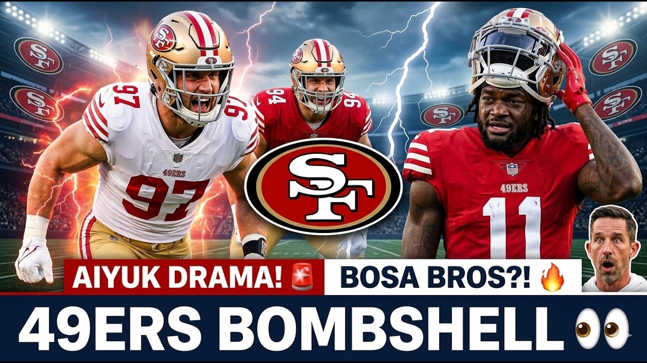7 minutes ago SECRET 49ers Joey Bosa TAKEOVER REVEALED amid Aiyuk MELTDOWN and free agency CHAOS
