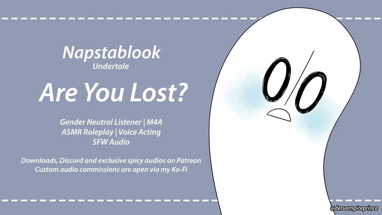 ASMR | Undertale - Shy and Nervous Ghost Napstablook Finds You [NB4A] [Comfort]