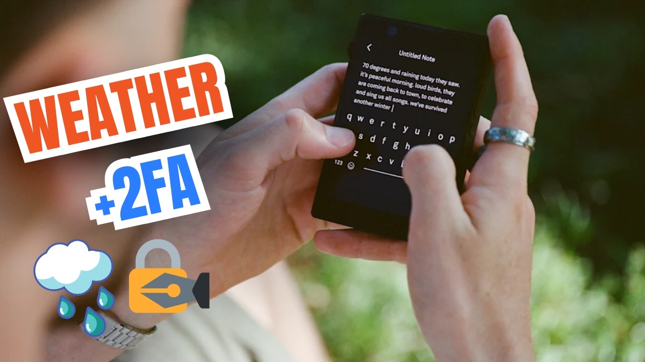 Light Phone 3 Weather and 2FA Updates Coming Soon!!