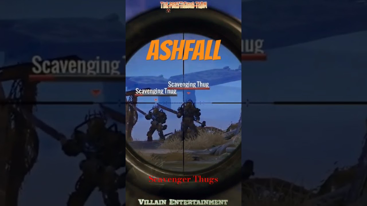 Scavenger Thugs just walking along 🚶Then I just sniped them out 💀 in Ashfall 😈