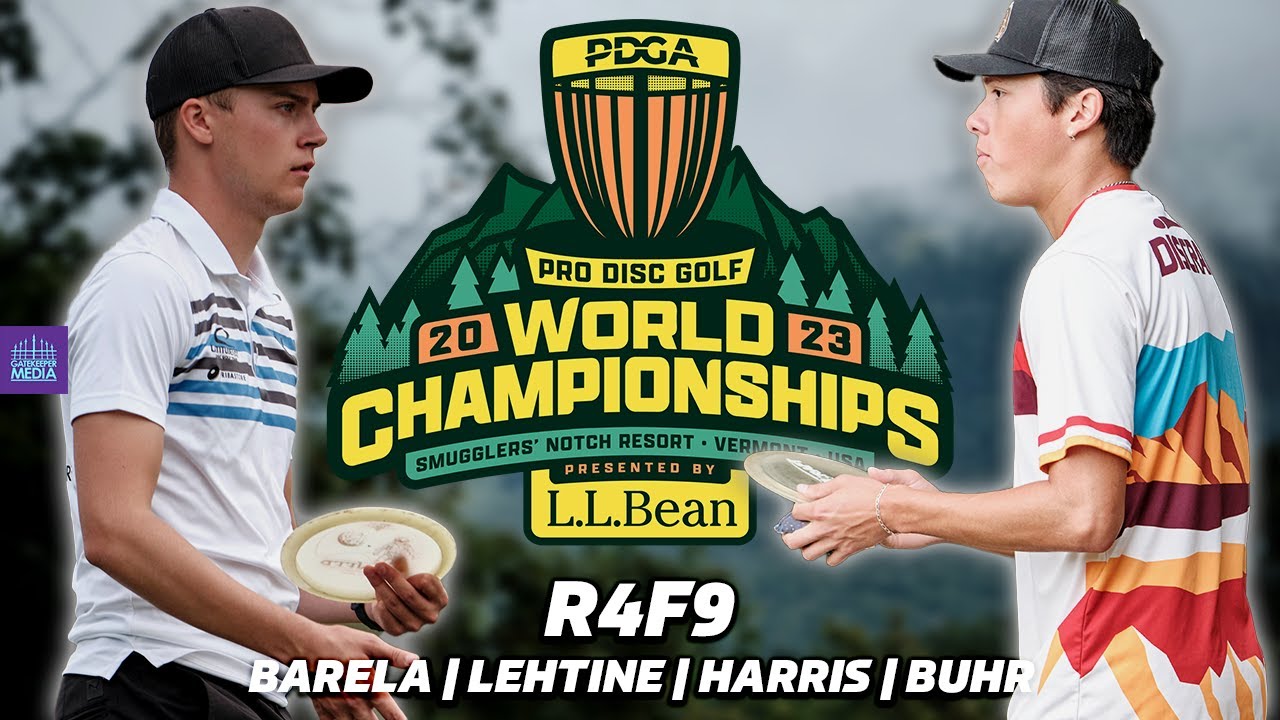 2023 PDGA Disc Golf World Championships | R4F9 | Barela, Lehtinen, Harris, Buhr | Gatekeeper