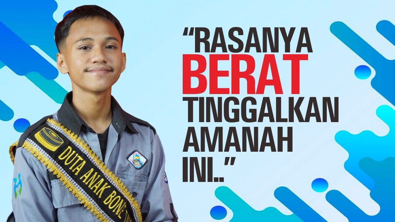 TERPILIH JADI DUTA ANAK BONE 2025-2026, INI KRITERIA DAN PERJALANANNYA.