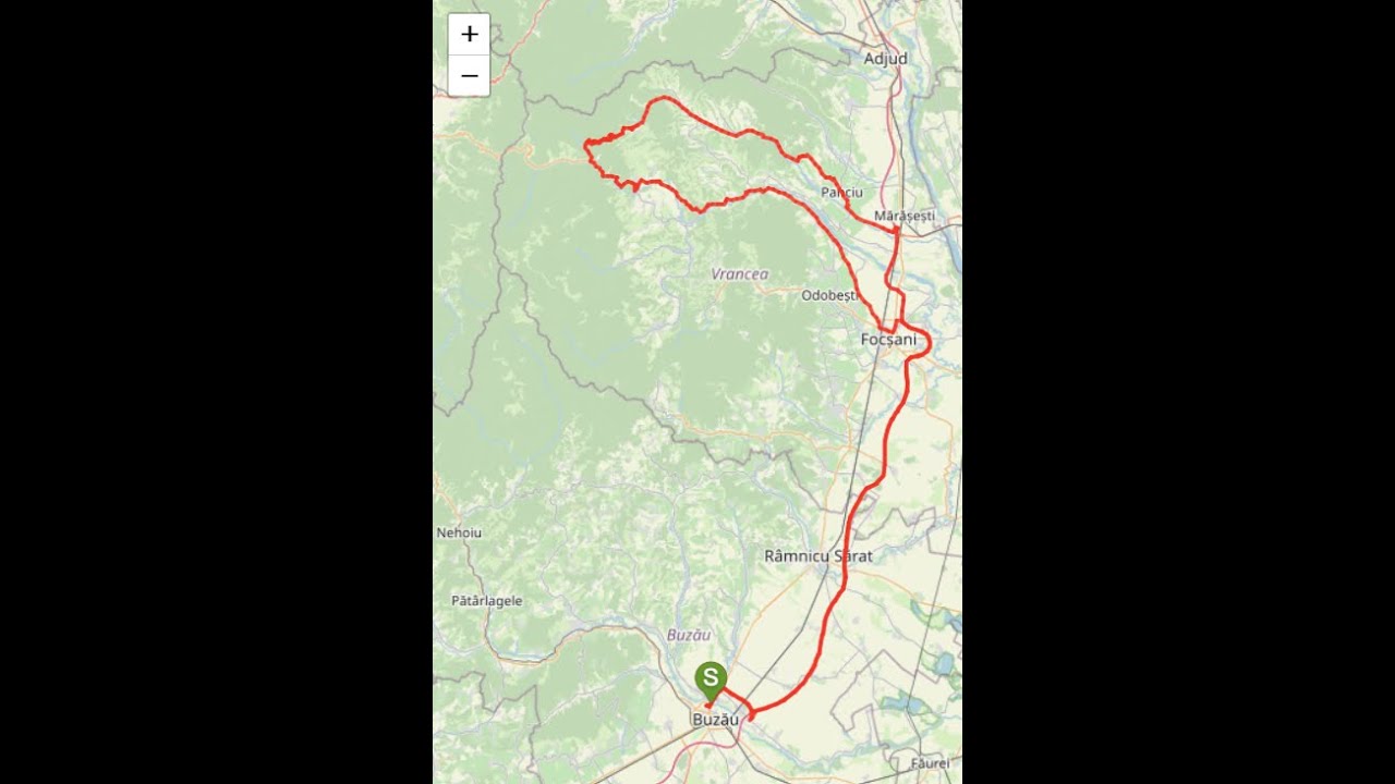 Drum: Buzău - A7 - Soveja (parc&Mausoleul Eroilor) - DN 2L (cu zăpadă) - Lepșa - A7 - Buzău  01.2026
