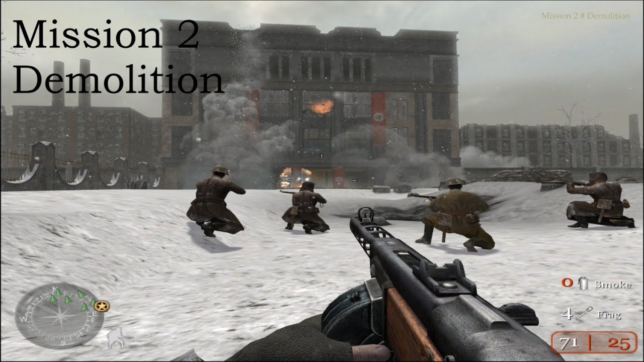 Call of Duty 2 Gameplay Walkthrough | Russian Campaign - Mission 2 Demolition