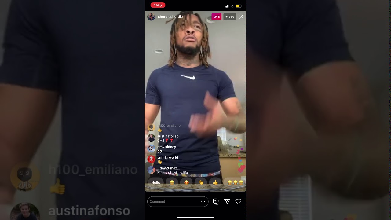 Shordie Shordie Live Freestyle &ldquo;so much in common&rdquo;