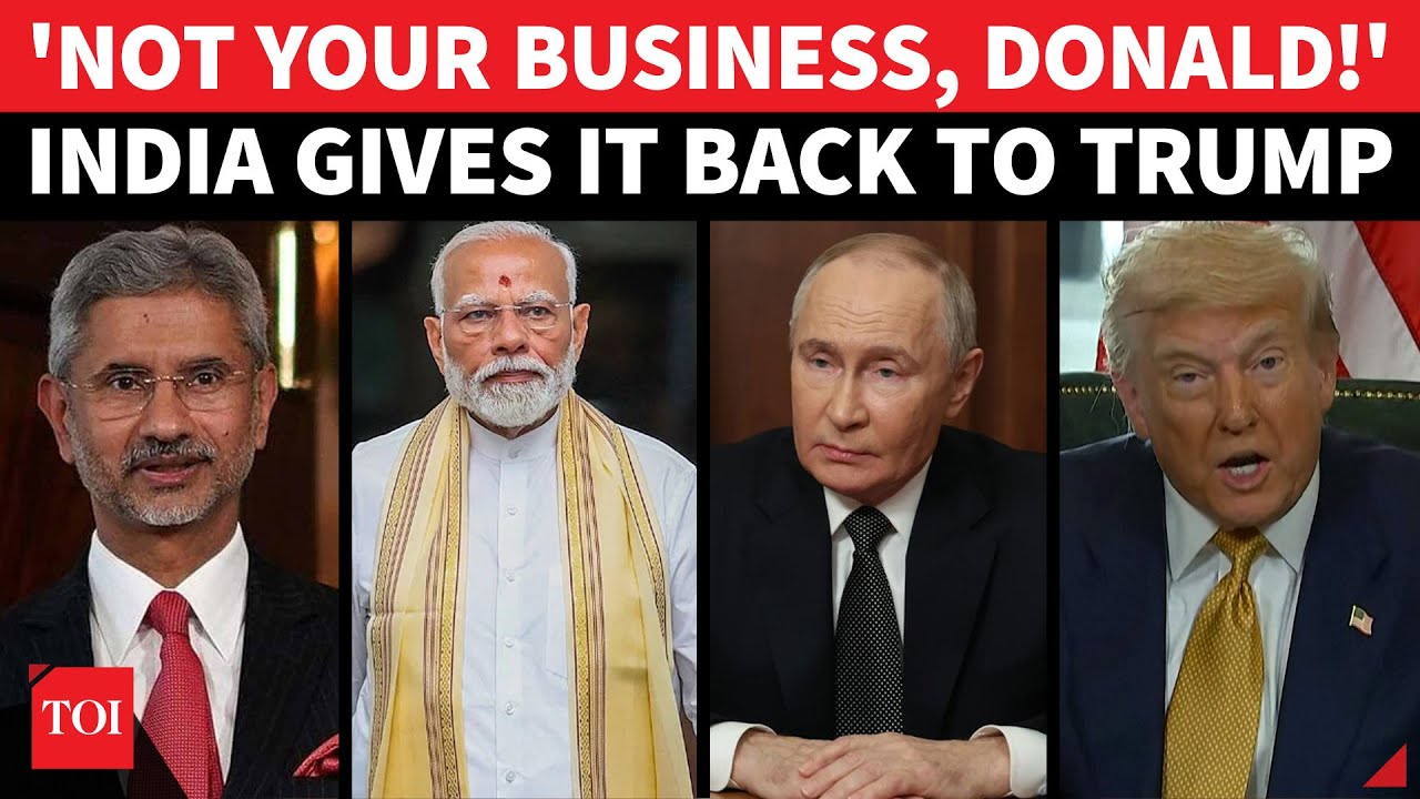 India Gives It Back To Trump On Russia; 'Stop Preaching Us' | Jaishankar Aide Destroys U.S. Threat