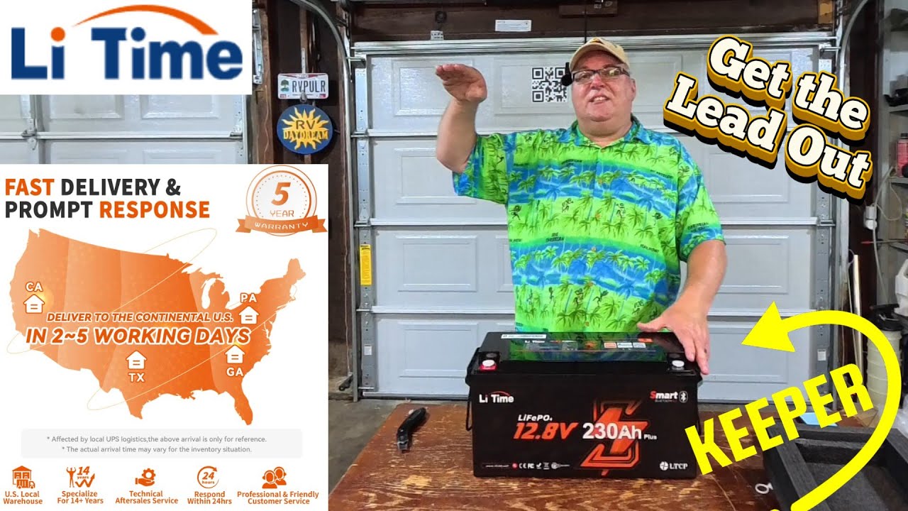 Li Time 12V 230Ah RV Battery
