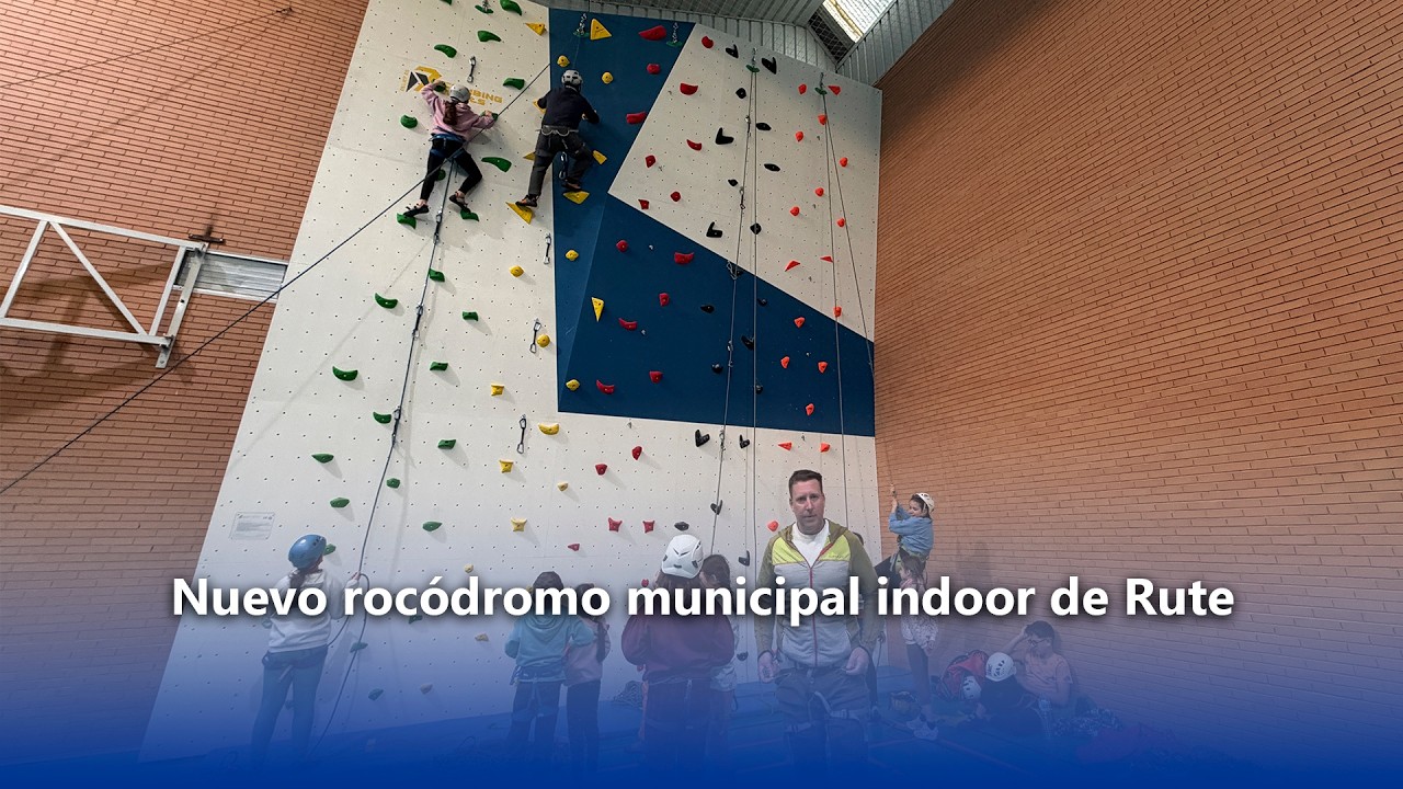 Nuevo rocódromo municipal indoor de Rute