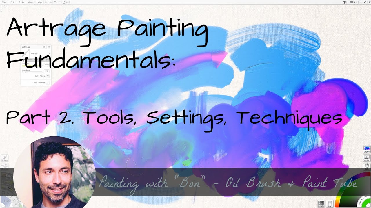 Artrage Painting Fundamentals- Part 2: Tools, Settings, and Techniques