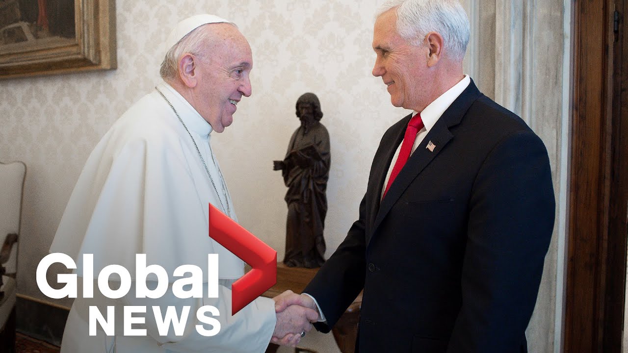 U.S. VP Mike Pence meets Pope Francis at the Vatican