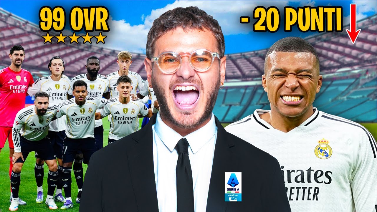 🏆 Riesce il REAL MADRID a VINCERE la SERIE A, ma Con 20 PUNTI di PENALIZZAZIONE (-20) ? FC 26
