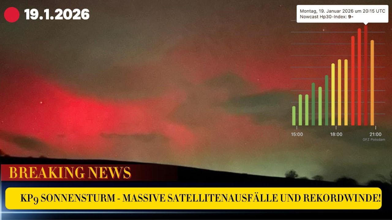 SUNEVO BREAKING NEWS - KP9 SPITZE UND MASSIVER MESSDATEN AUSFALL ....