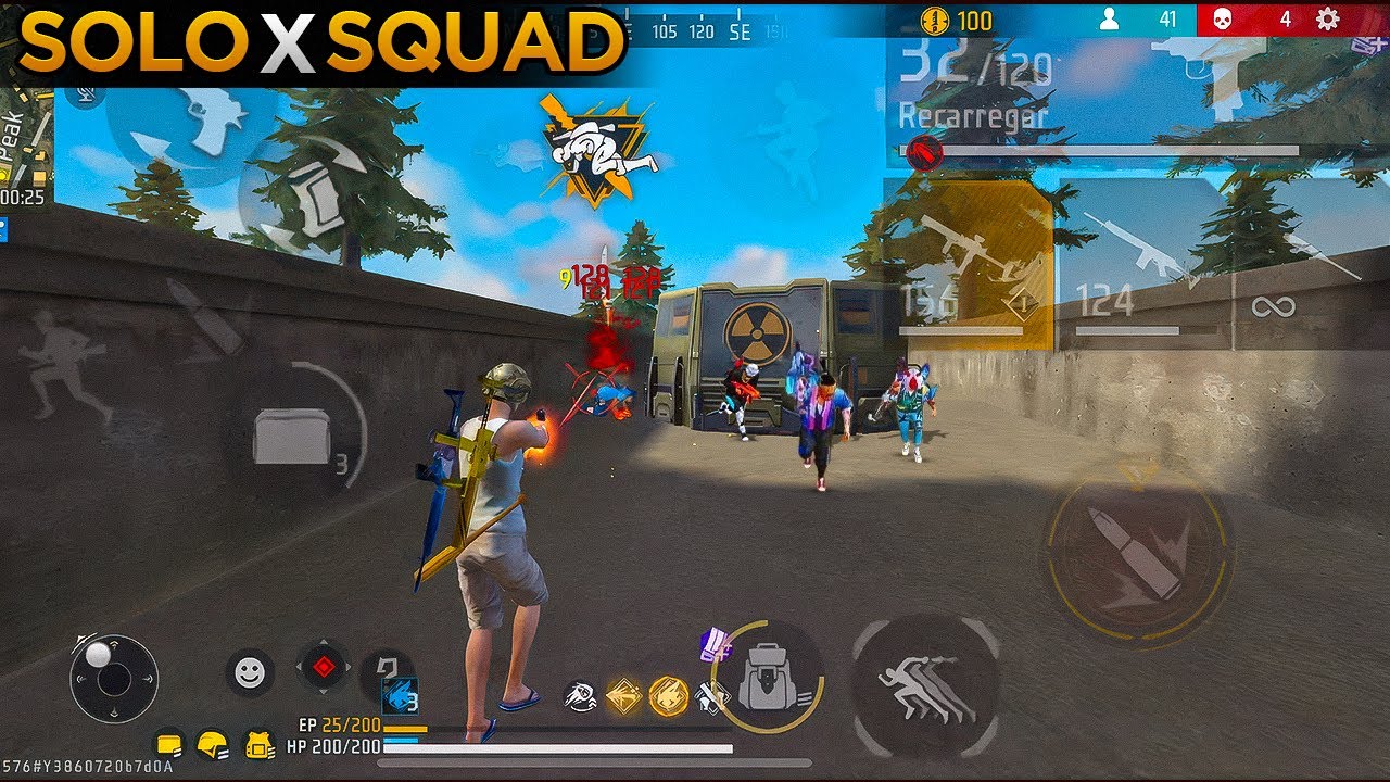 FIZ 23 KILLS USANDO A MELHOR SENSI SOLO X SQUAD!! FREE FIRE MOBILE