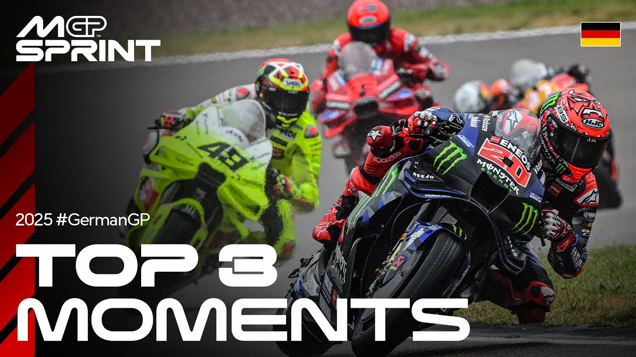 Top 3 Tissot Sprint Moments 🌧️ | 2025 German GP