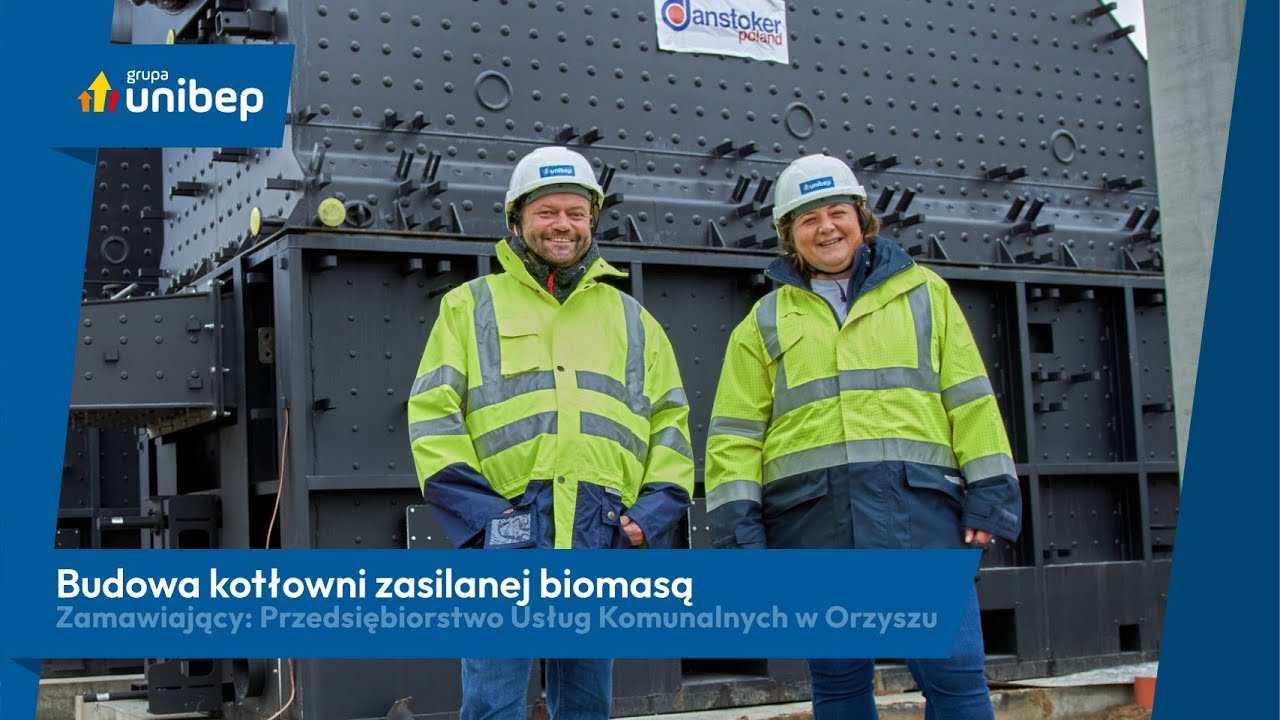 Ciepłownia biomasowa w Orzyszu | postęp prac: listopad 2023 r.
