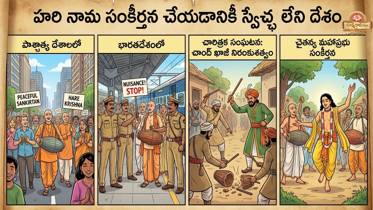 హరి నామ సంకీర్తన చేయడానికీ స్వేచ్ఛ లేని దేశం
