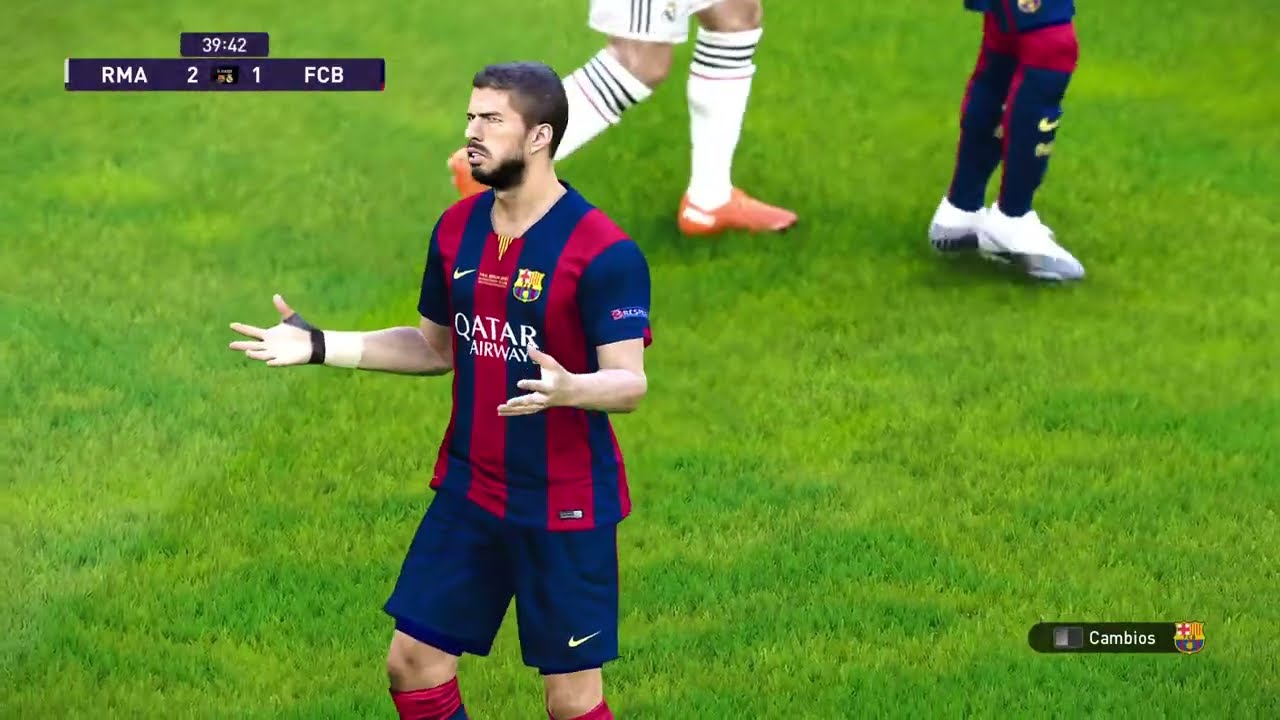 Efootball Pes 2021 Season Udpate Jugando un Clásico de la Liga BBVA de España Temp. 2014/15.