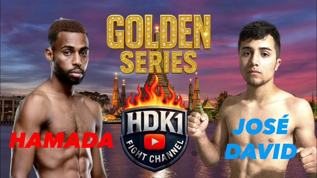 HAMADA “The Black Panther” vs ZURDETE | KO Técnico por Corte | Cinturón Golden Series | Muay Thai