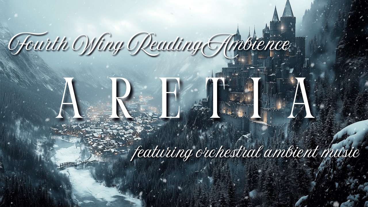 Snowfall in Aretia | Epic Orchestral Music | Fourth Wing Reading Ambience