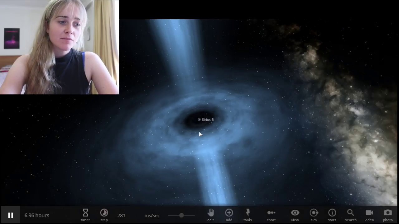 Relaxing Universe Sandbox &sup2; gameplay