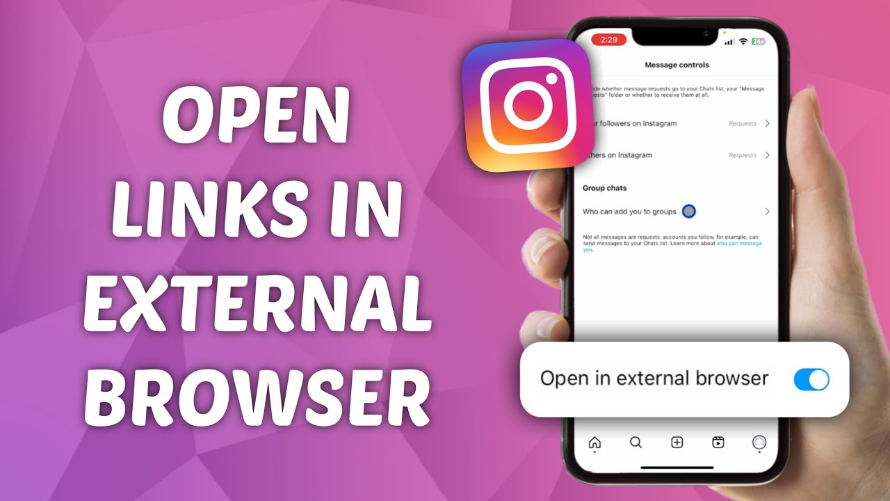 How to Open Instagram Links in External Browser