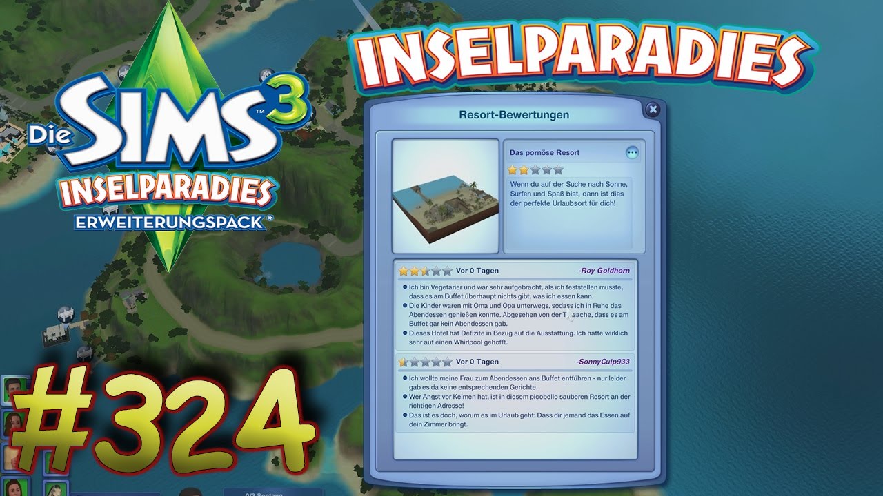 Die Sims 3 Inselparadies #324 Resort-Managment leicht gemacht! - Die Sims 3 Inselparadies Let's Play