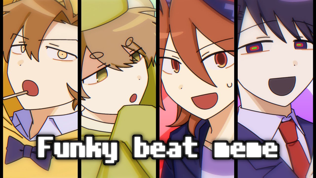 【手描きMAD】Funky beat meme