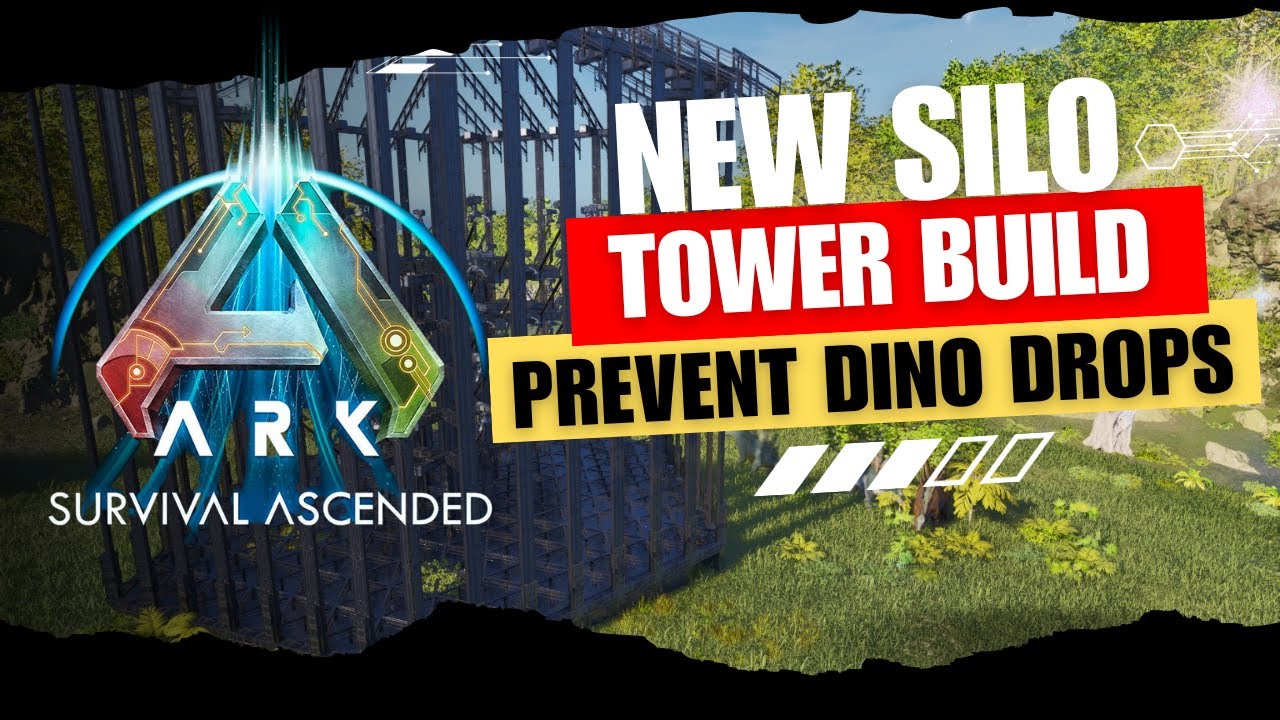 NEW Unraidable SILO Tower Build Ark Survival Ascended PVP Official #ark #asa #arksurvivalascended