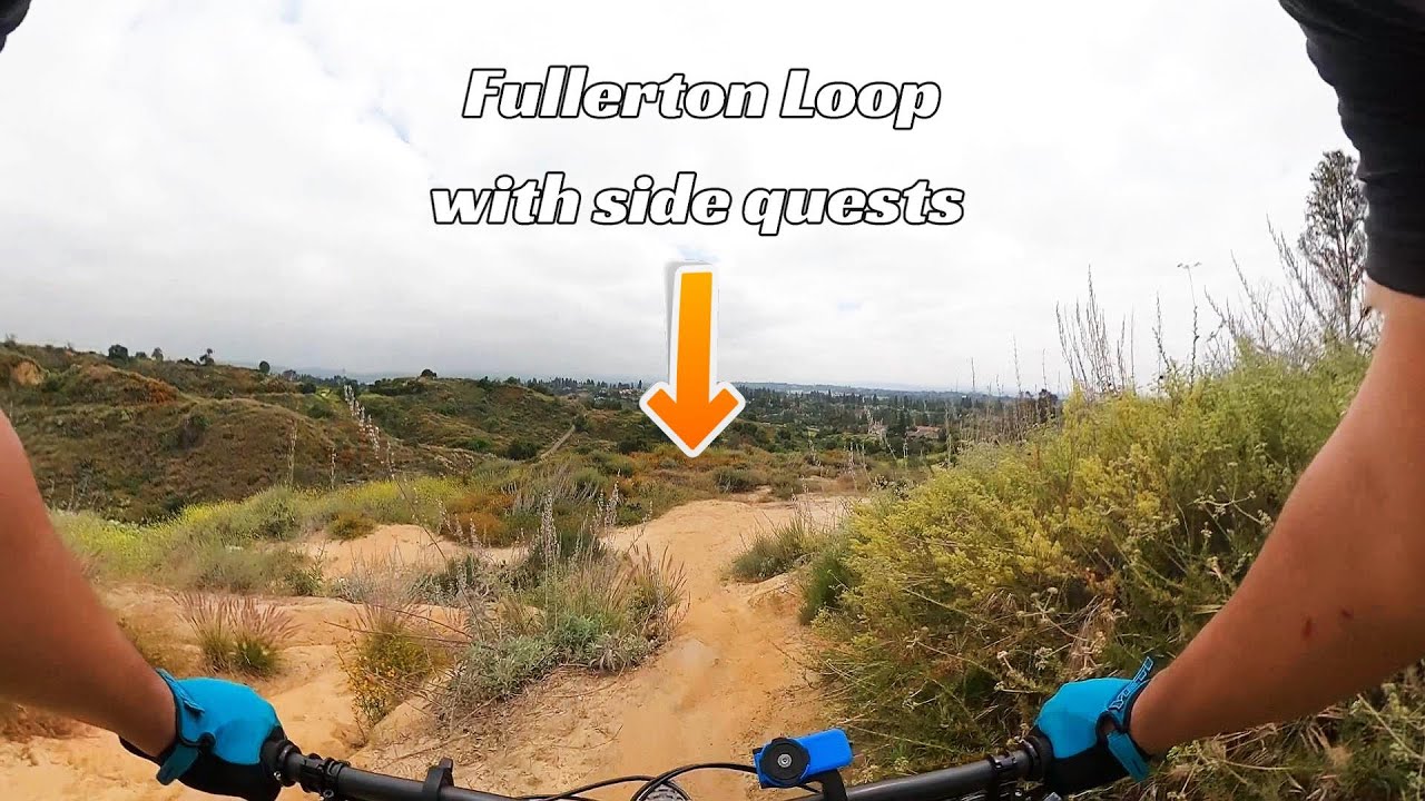 Fullerton Loop Bike Trail with side quests Fullerton CA - Orange County