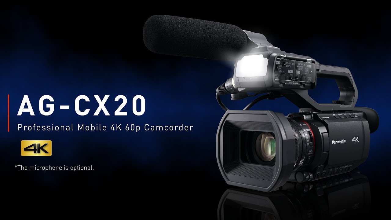 Introducing Panasonic AG-CX20 4K 60p Camcorder
