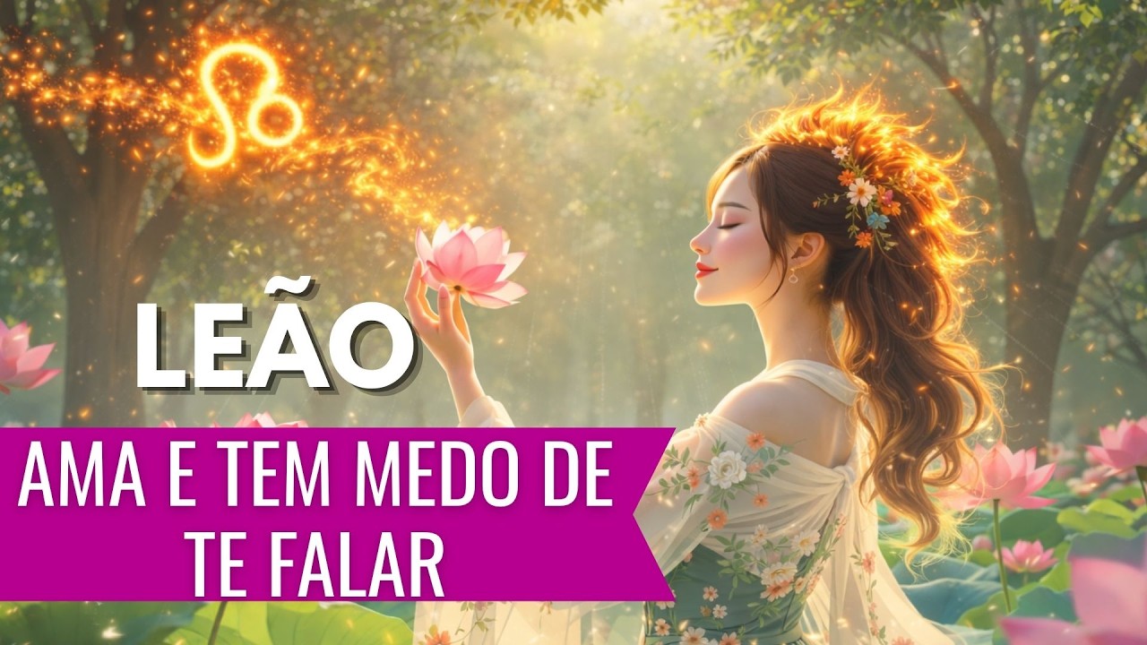 LE&Atilde;O♌️AMA VOC&Ecirc; E TEM MEDO DE TE FALAR-  #signos #le&atilde;o #baralhocigano #tarot