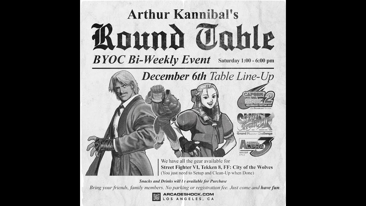 Round Table [SNK] Samurai Shodown @arcadeshock 12.6.25