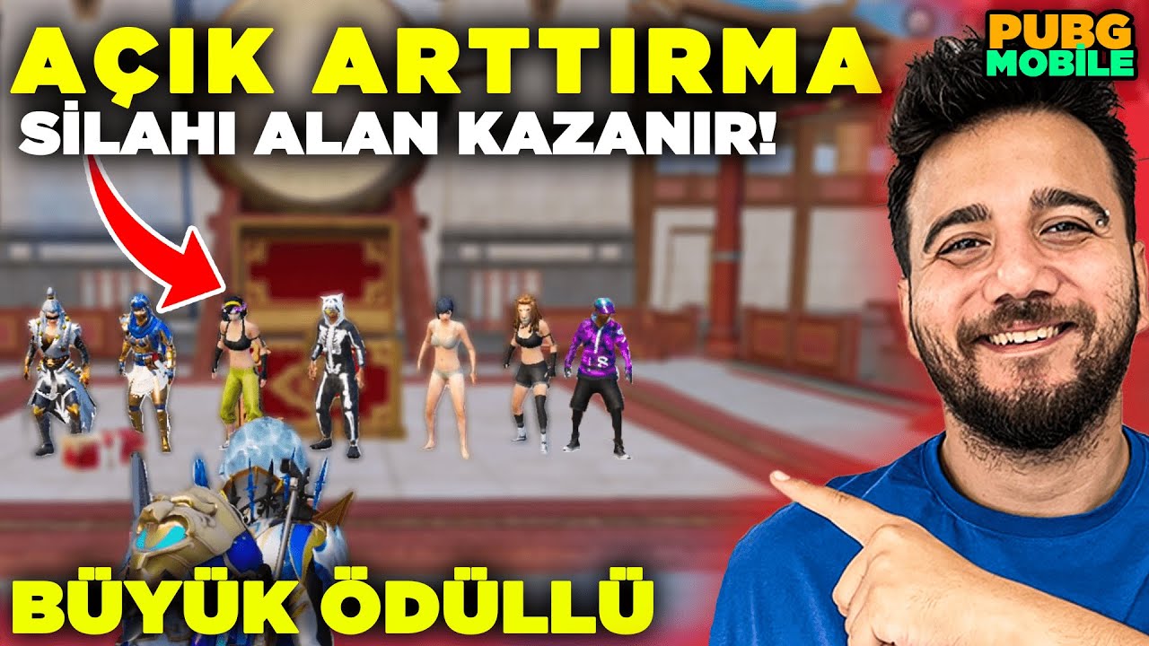 SİLAHIN YOKSA ÖLERSİN! BÜYÜK ÖDÜLLÜ! PUBG Mobile Açık Arttırma