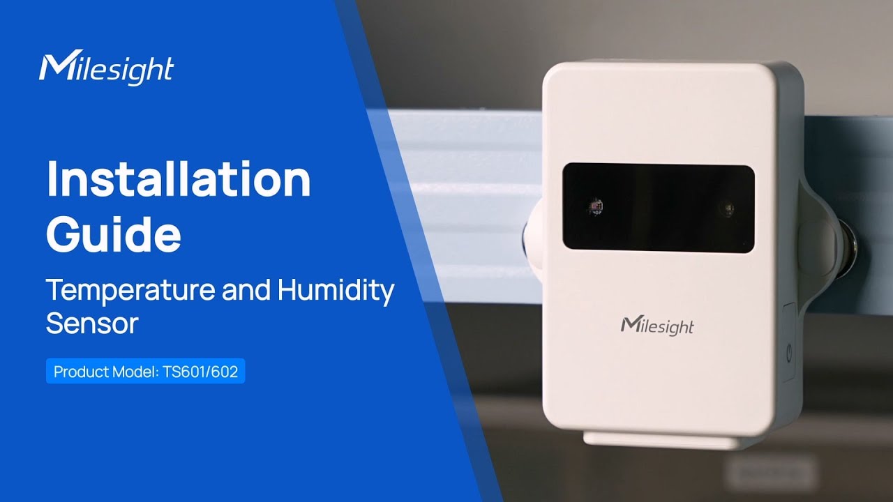 TS60x Temperature and Humidity Sensor Installation Guide