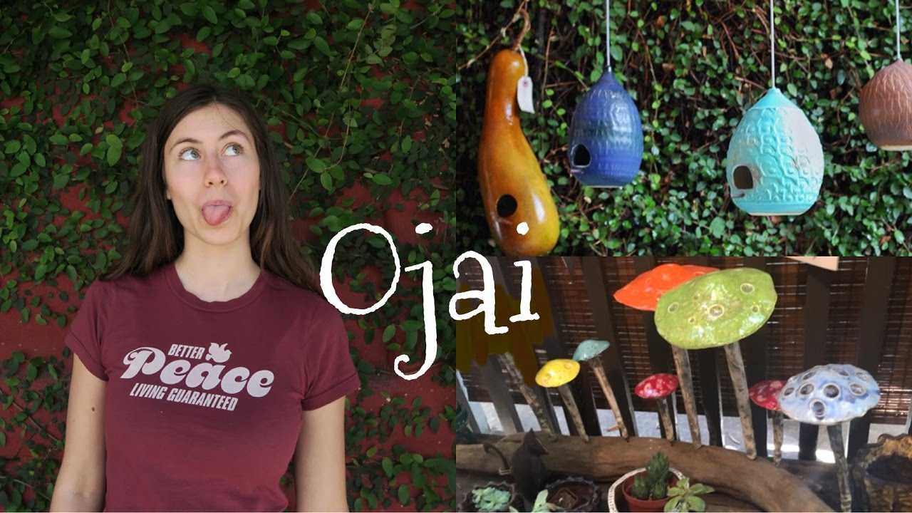 OJAI VLOG | Art + Plants, Meditation Garden, Vegan Food