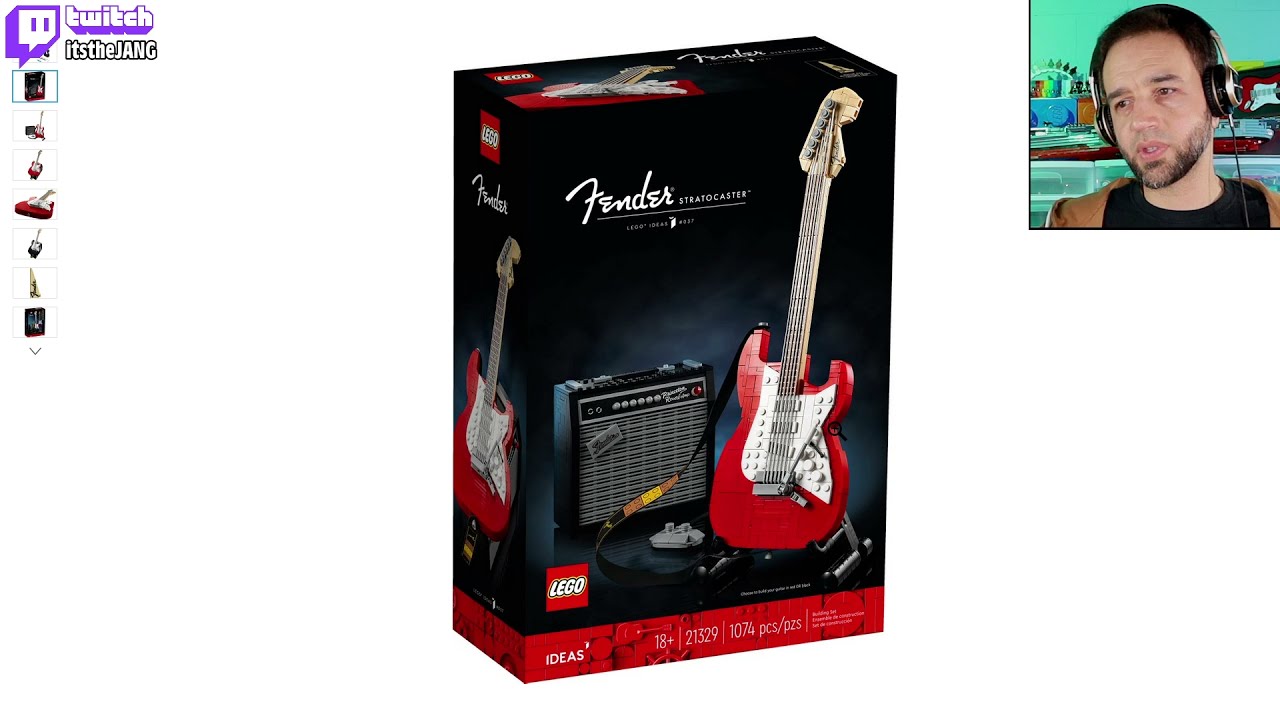 LEGO Ideas Fender Stratocaster guitar revealed -- my thoughts! Set 21329